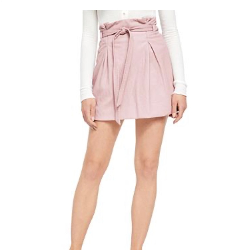 NWT free people paper bag mini skirt